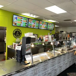 people ordering food at a restaurant