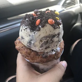Churro Ice Cream Cone