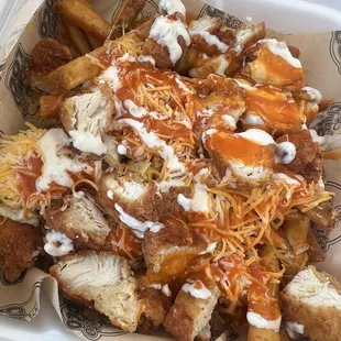 Chicken Bacon Ranch Cheese Fries