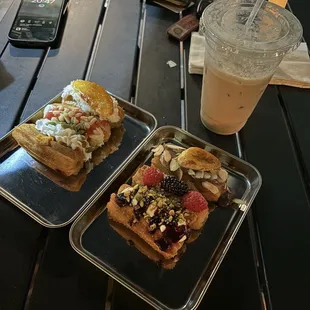 Santa Fe flight, New Mexico flight, iced chai latte