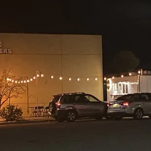 outside - right across from Bed Bath &amp; Beyond