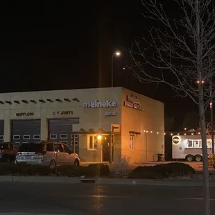 outside - right across from Bed Bath &amp; Beyond