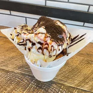 Churro Ice Cream Bowl