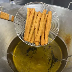 Cooked to perfection! Light brown and NOT greasy