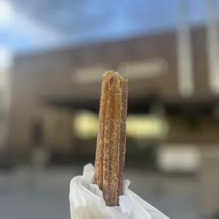 Churro filled with dulce