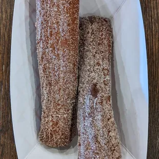 Apple filled churro special