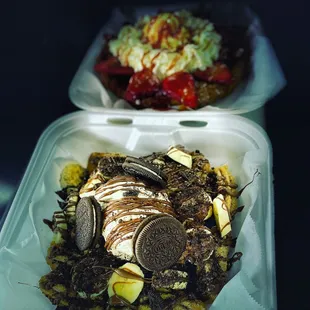 * Oreo Deluxe   * Churro Funnel Cake