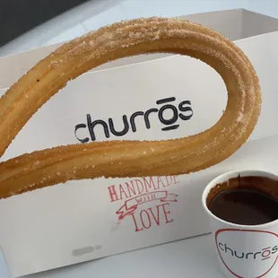 Cinnamon sugar with chocolate dipping sauce