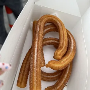 Spanish style churros. Not Mexican style.
