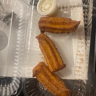 Churros almost gone