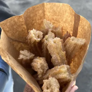 Churros, they smelled really good.