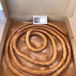 Rollo de churro entero, familiar