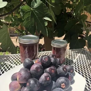 Organic higo en almíbar y mermelada