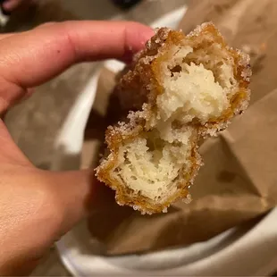 Plain Churro. FLUFFY INSIDE