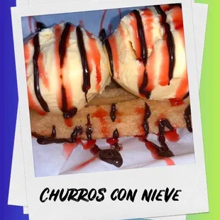churros con nieve