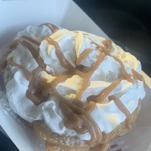 Churro funnel cake