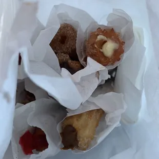 churros in a paper bag