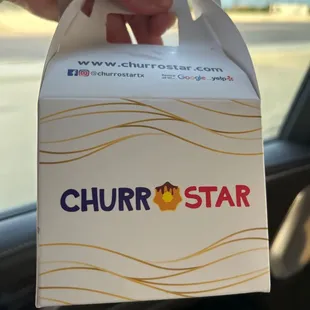 The package for the Mini Churros Box