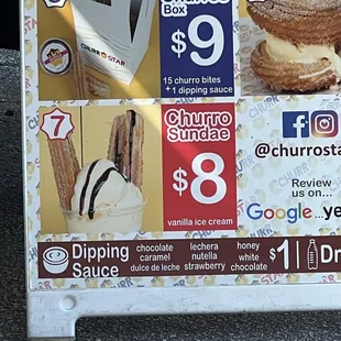 Dipping Sauce Choices