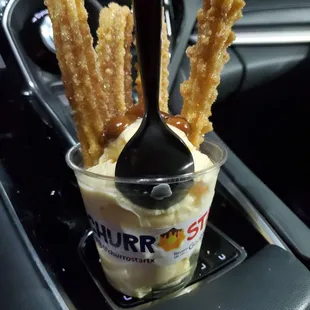 Churro sundae
