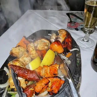 Sampler dish