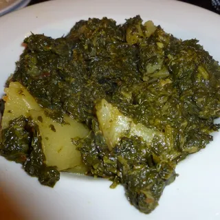 Palak Aloo Methi Curry