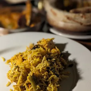 Vegetable biryani