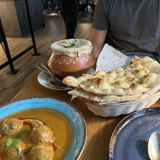 Garlic And Cilantro Naan