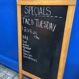 Taco Tuesday special