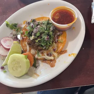 Birria street taco