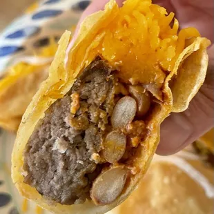 Idol Beef Taco (cut in half)