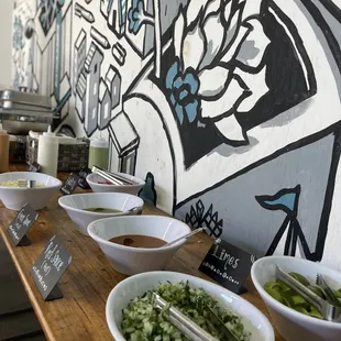 Beautiful Back painting of art with Chuy Tacos Set up 
Alameda