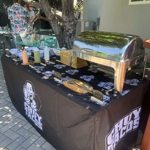 Beans &amp; rice and toppings bar