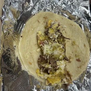 Restler breakfast burrito