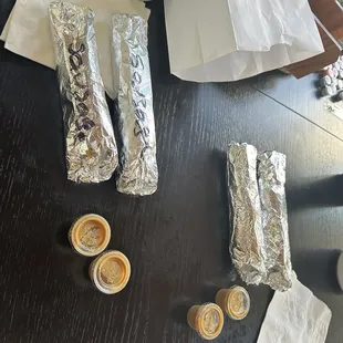 Sausage and Asada Breakfast Burritos and Verdi sauce