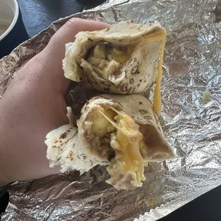 Sausage Breakfast Burrito