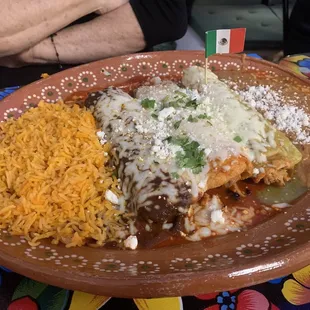 3 Chicken Enchiladas Locas