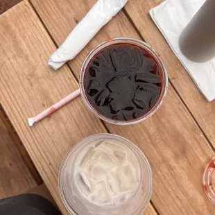 Horchata &amp; Jamaican Agua Fresca