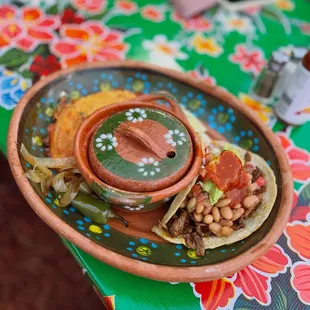 Quesabirria and Vampiro taco