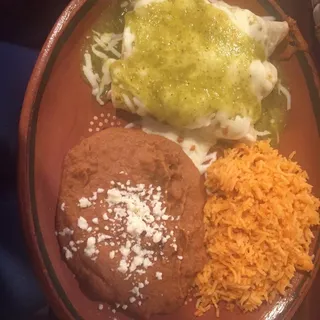 3 Chicken Enchiladas Verdes