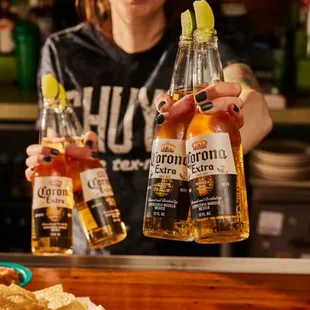 Chuy's has a great selection of domestic and premium beers as well as wine options.