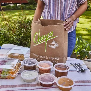 Taco Meal Kit To Go - Your choice of flour tortillas or crispy taco shells with all the fresh taco fixin's.