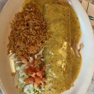 Roasted Chicken Burrito