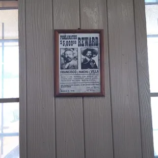 A picture of my Great  Grandfather, Pancho Villa!