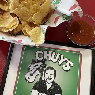 Chips and salsa.