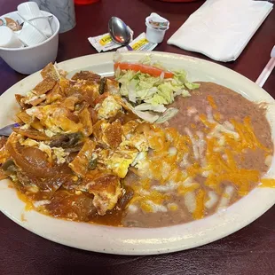 Chilla Quiles soooo goood it's a must for breakfast