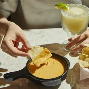 Take your queso up a notch and add seasoned ground sirloin, guacamole and pico de gallo. Only $5 Monday - Friday 3pm-6pm!