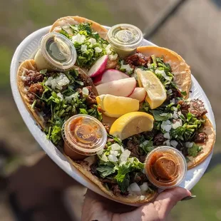 Tacos de al pastor estillo camaron