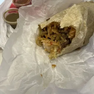 Surf and Turf Burrito