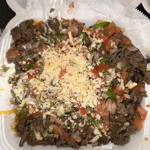 Carne asada fries